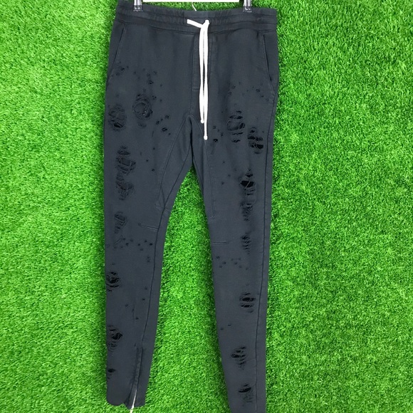 PacSun Other - Pacsun Ripped Jogger Sweatpants Pockets Ankle Zip